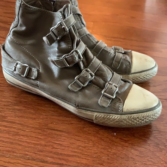 Ash sneakers, style Virgin in light grey. - Picture 4 of 5